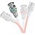 Conectores BNC Belden 12 GHz RG6 para cabos 4694R (pacote com 50) - Imagem 2