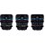 Kit Lentes Sirui Night Walker T1.2 S35 Cine Conjunto de 3 lentes (Leica L, Preto) - Imagem 1