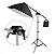 Suporte Braçadeira de Cabeça Dupla Lighting Holder para Iluminação de Estúdio - Imagem 4