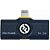 Receptor sem fio Hollyland LARK M2 com conector Lightning para dispositivos iOS (2,4 GHz, Shine Charcoal) - Imagem 1