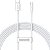 Cabo USB-A a USB-C Baseus CAYS-000902 65W - Branco 1M - Imagem 1