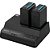 Carregador de bateria/adaptador CA Sony Dual-Bay para baterias BP-U - Imagem 2