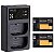 Kit Bateria e Carregador K&F LP-E6NH para Canon - Imagem 1