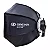 Softbox Greika GKH-45 Parabólico Montagem Rápida Bowens e Adaptador p/ Speedlite com Grid - 45cm - Preto/Cinza - Imagem 1