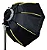 Softbox Greika GKH-65 Parabólico Montagem Rápida Bowens e Adaptador p/ Speedlite com Grid - 65cm - Preto/Amarelo - Imagem 2
