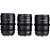 Kit de 3 Lentes SIRUI VP-1 Vision Prime T1.4  Cine 24,35 e 50mm Multi-Mount (Black) - Imagem 2