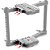Smallrig 1713 Parafusos sextavados SmallRig de 1/4"-20 com chave (pacote com 12) - Imagem 4