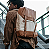 Mochila Couro Off-White e Caramelo Roadstar Special (01178) - Imagem 1
