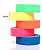 Fita Gaffer Fluorescente (kit com 5 cores) - Imagem 1