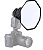 Mini Softbox Octogonal 15cm Para Flash Speedlite Greika GMF-15 - Imagem 2