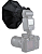 Mini Softbox Octogonal 15cm Para Flash Speedlite Greika GMF-15 - Imagem 3
