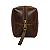 Necessaire Bebe em Couro Legítimo com Bolso Marrom - Imagem 2