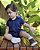 Macaquinho Star - Suedine Marinho - Imagem 2