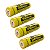 Bateria Para Lanterna Com Chip SD18650 Com 15800mAh, Recarregável, 4UN - Imagem 1