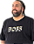 Camisetas Multimarcas Algodão  Masculina  Plus Size Preta G4 ao G9 - Imagem 4