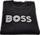 Camisetas Extra Premium Hugo Boss  Masculina  Plus Size Preta G3 ao G8 - Imagem 3