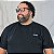 Camisetas Multimarcas Algodão  Masculina  Plus Size Preta G3 ao G8 - Imagem 1