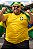 Camisetas Seleção Brasileira Algodão Masculina Plus Size Preta G4 ao G9 200kilos - Imagem 3