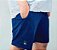 Bermuda Tommy Multimarcas Masculina Plus Size  Moleton Elastano Marinho G3/G10 (54 ao 84 cm cintura) - Imagem 1