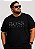 Camisetas Masculina G4 AO G9 Extra Premium Plus Size Preta - Imagem 1