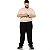 Kit 2 Calças Masculina Plus Size Jeans Preta e Azul Com Elastano Shyros 54 ao 66 - Imagem 4