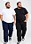 Kit 2 Calça Jeans Com Lycra Masculina Plus Size Preta e Azul Jeans 48 ao 68 - Imagem 1