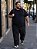 Kit 2 Calça Jeans Com Lycra Masculina Plus Size Preta e Azul Jeans 48 ao 66 - Imagem 1
