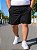 Bermuda Tactel Elastano G4 ao G8 Elástico e Cordão Masculina Plus Size Bigmen - Imagem 2