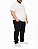 Calça Elástano Sarja Masculina Plus Size Preta 52 ao 66 - Imagem 3