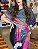 Pashmina de Viscose - Estampada - Com Pompom - Dupla Face - Imagem 2