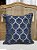 Capa Para Almofada - Jacquard - Azul  - Tassel - Imagem 1