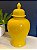Potiche - Amarelo - Ceramica - Imagem 1