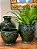 Cachepot em Ceramica - Verde - 20CM - Imagem 2