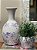 Vaso Decorativo - Azul e Branco - Ceramica 33CM - Imagem 2
