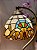 Abajur Tiffany - Pendente - Vitral - Dourado - Imagem 2