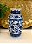 Vaso Decorativo - Azul e Branco - Cerâmica - 20CM - Imagem 1