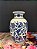 Vaso Decorativo - Azul e Branco - Ceramica 13CM - Imagem 1