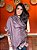 Pashmina de Viscose - Lisa - Com Pompom - Marrom - Imagem 1