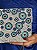 Bolsa Clutch -  Miçangas - Olho Grego - Azul e Branco - Com Alça - Imagem 2