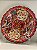 Prato de Parede Grande - Turquia - Decorativo - Cerâmica - Laranja Com Vermelho - Imagem 2