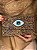 Bolsa Clutch - Miçangas - Colorida - Olho Grego - Com Alça - Imagem 1