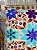 Capa de Almofada Bordada 45x45 Bege - Imagem 2