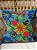 Capa de Almofada Bordada 45x45 Azul Escuro - Imagem 1