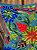 Capa de Almofada Bordada 45x45 Azul Escuro - Imagem 2