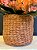 Cachepot em Cimento - Telha  - Relevo -  19,5CM - Imagem 2
