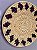 Disco - Mandala Palha - 22,5CM - Imagem 2