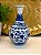 Vaso Decorativo - Azul e Branco - Ceramica - 23CM - Imagem 1