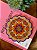 Mandala - Decorativo - Cerâmica - Roxo e Amarelo - Imagem 1