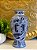 Vaso Decorativo - Azul e Branco - Ceramica 31CM - Imagem 1