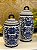 Potiche - Ceramica - Azul e Branco - 25cm - Imagem 2